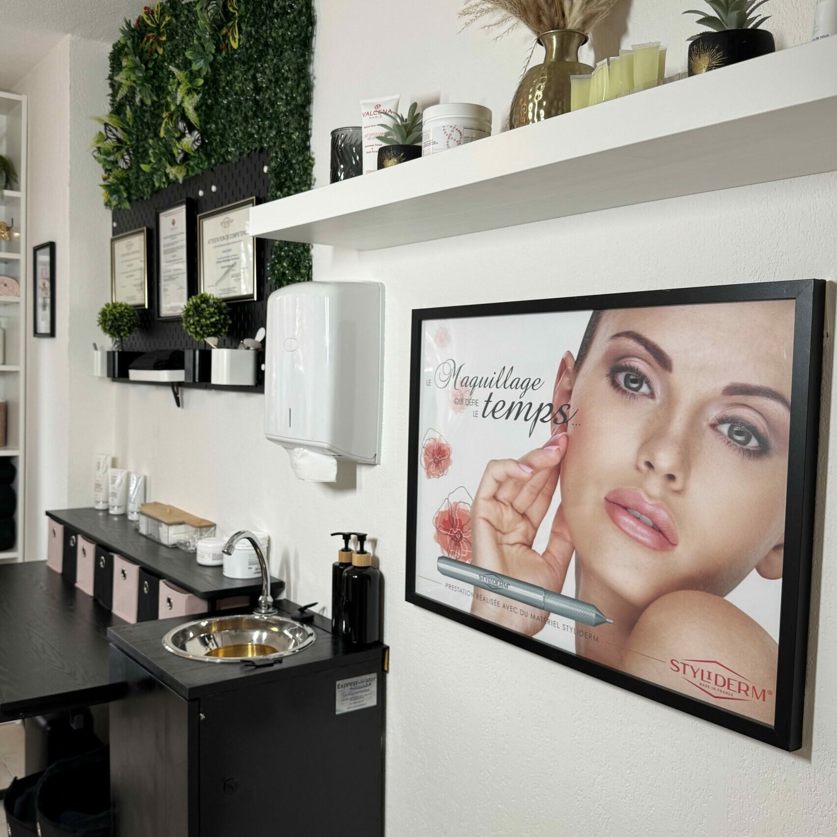 l'intérieur de l'institut Carol'Elixir