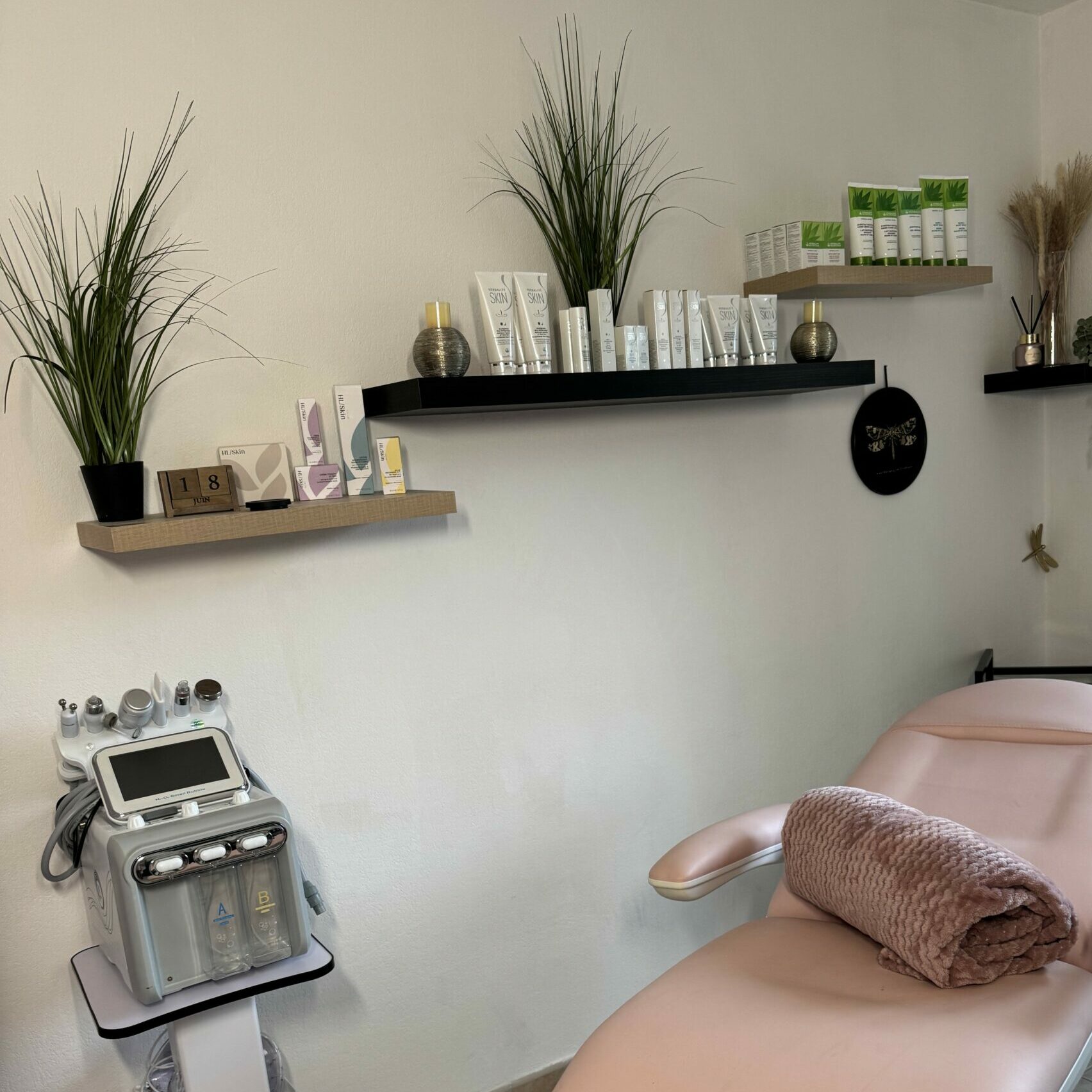 l'intérieur de l'institut Carol'Elixir