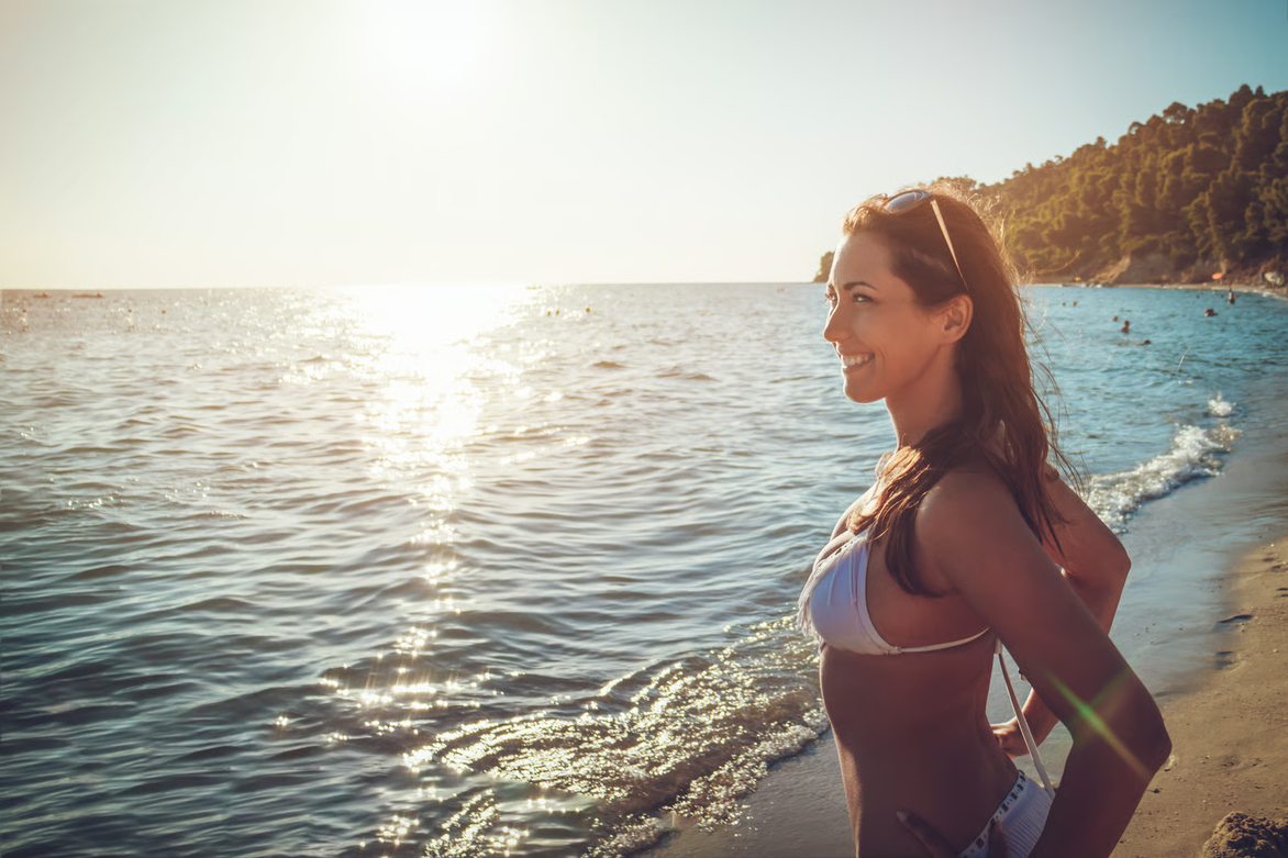 femme plage perte de poids apres ete