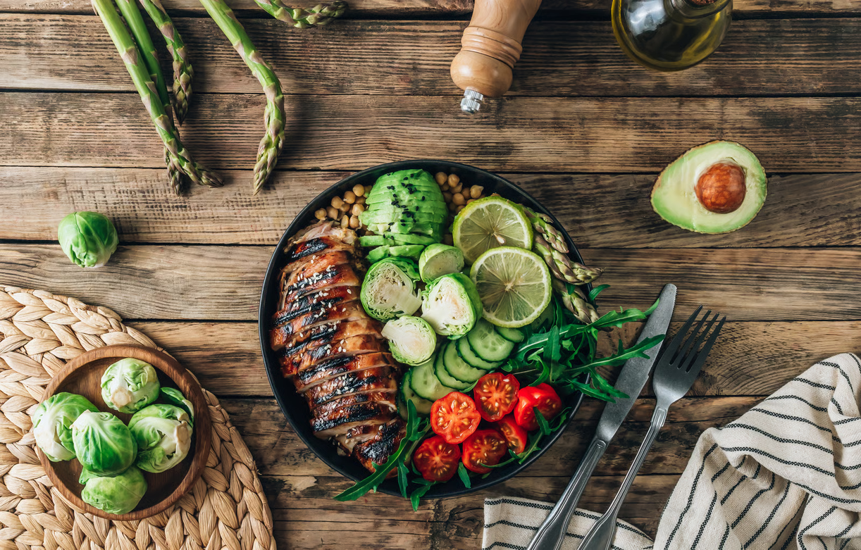 un repas complet et sain